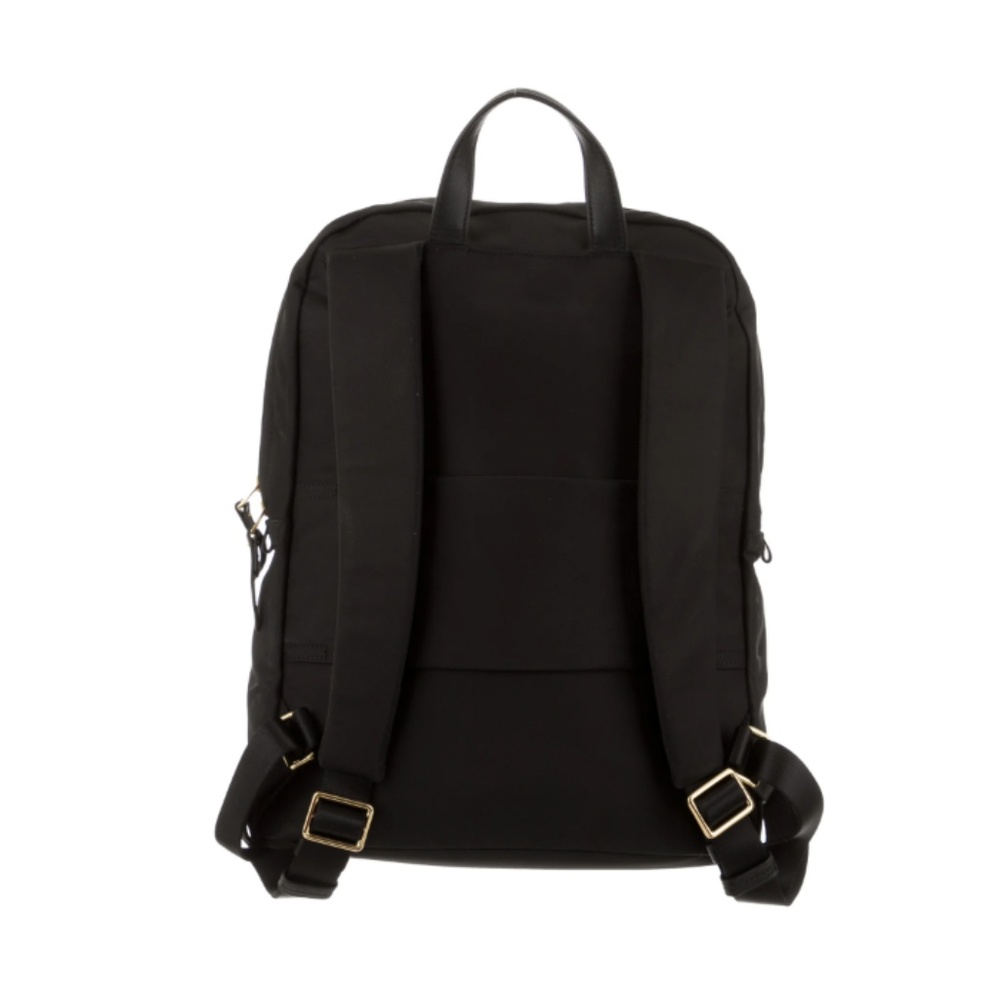 Black Tumi Voyageur Hagen Backpack w/Gold Hardware - Picture 3 of 5